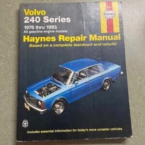 Volvo 240 Series 1976 thru 1993 Haynes Repair Manual Used condition but not miss